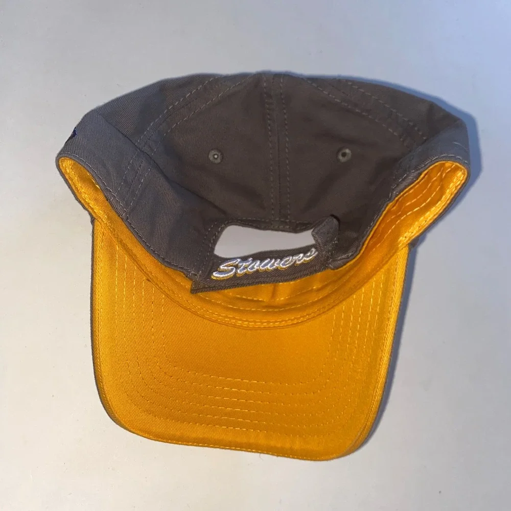 Caterpillar CAT Stowers Machinery Gray Cotton Adjustable Baseball Cap Hat